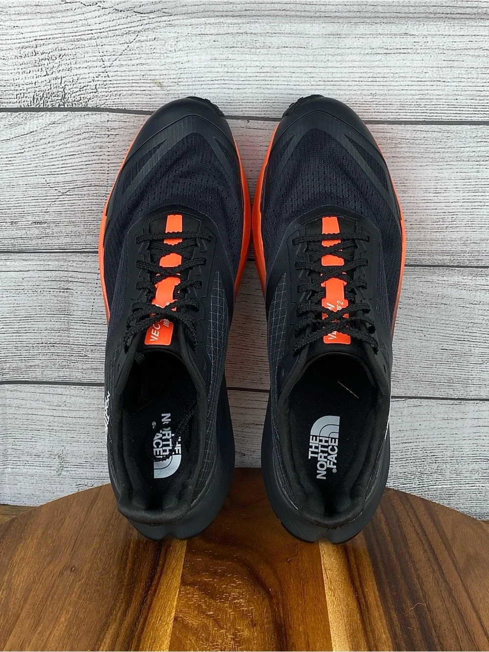 NEW The North Face Men's Vectiv Infinite 2 Trail Run Shoes Black Flame Size 12